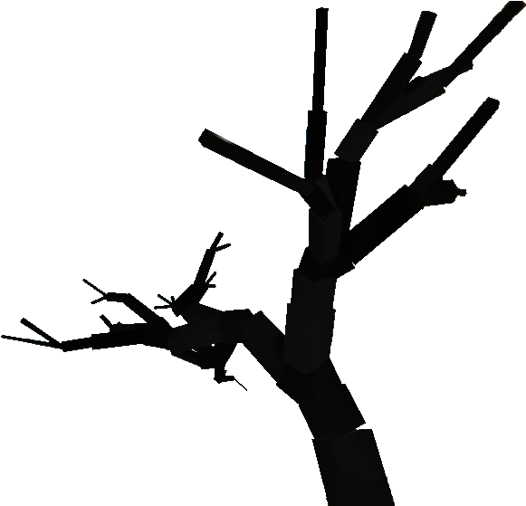 Spook Tree - Lumber Tycoon 2 Tree (603x558)
