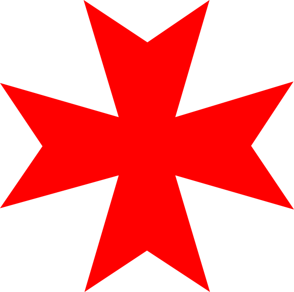 Maltese Cross Clip Art - Canadian Maple Leaf Vector Eps (600x597)
