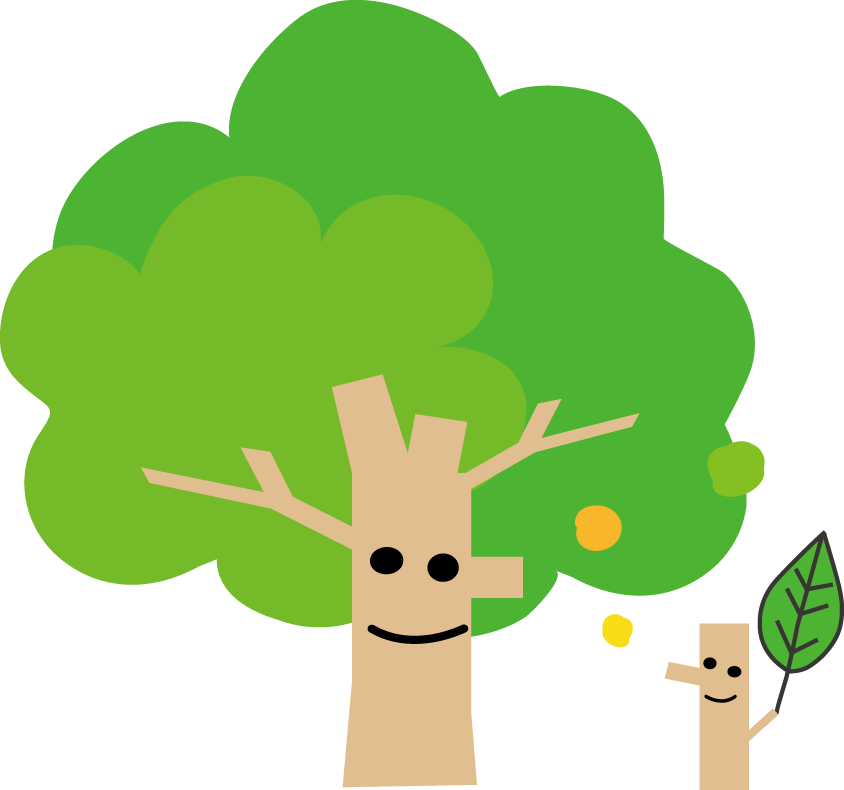 木のイラスト1 印刷用ダウンロード1 - Cartoon (844x790)
