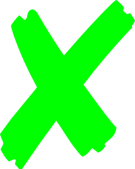 X Clip Art Transparent (474x593)