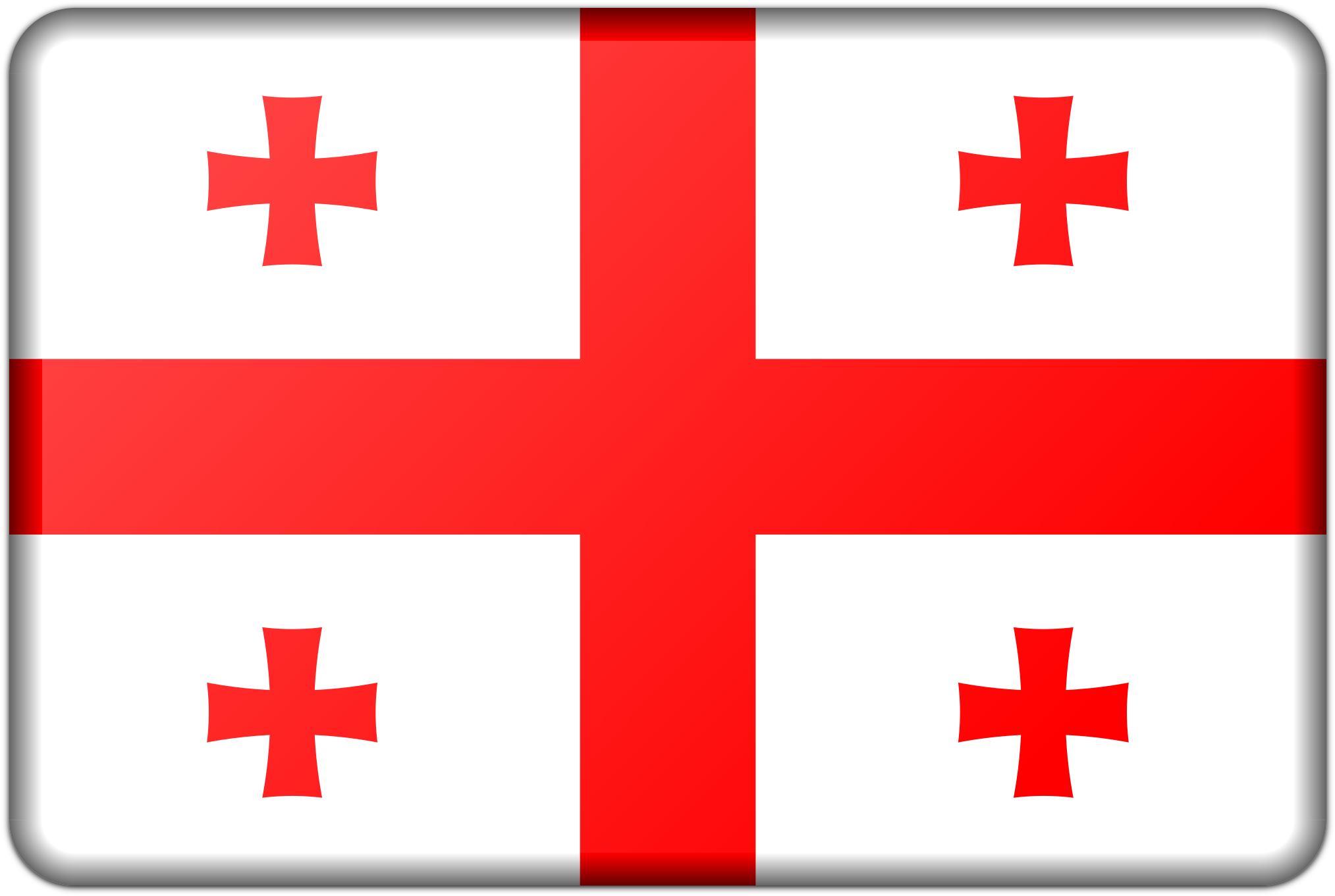 Flag - Georgische Vlag (2400x1600)
