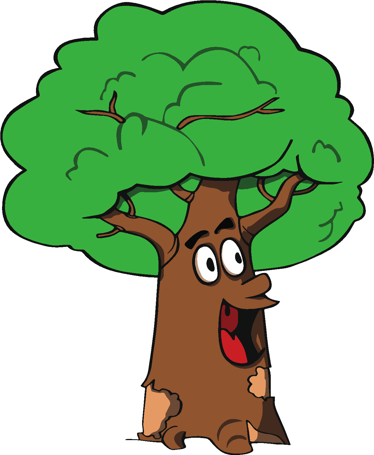 Logo - Smiling Tree Cartoon (1279x1557)