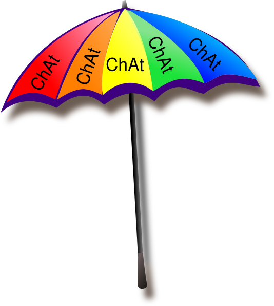 Rainbow Umbrella Clip Art (534x598)