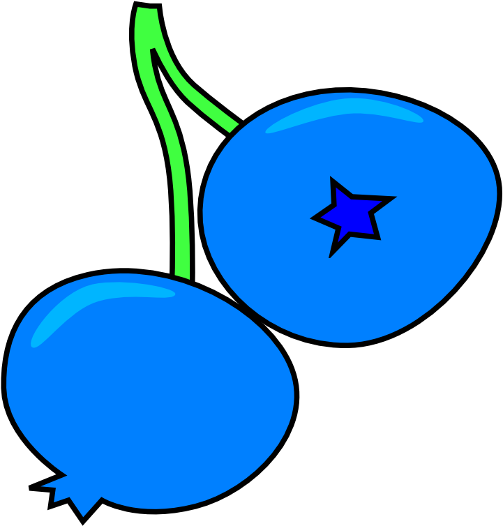 Blueberry Drawing Easy (800x800)