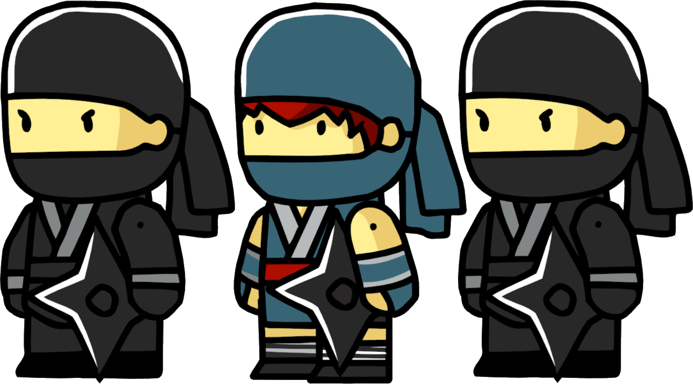 Ninja - Scribblenauts Ninja Png (1377x764)