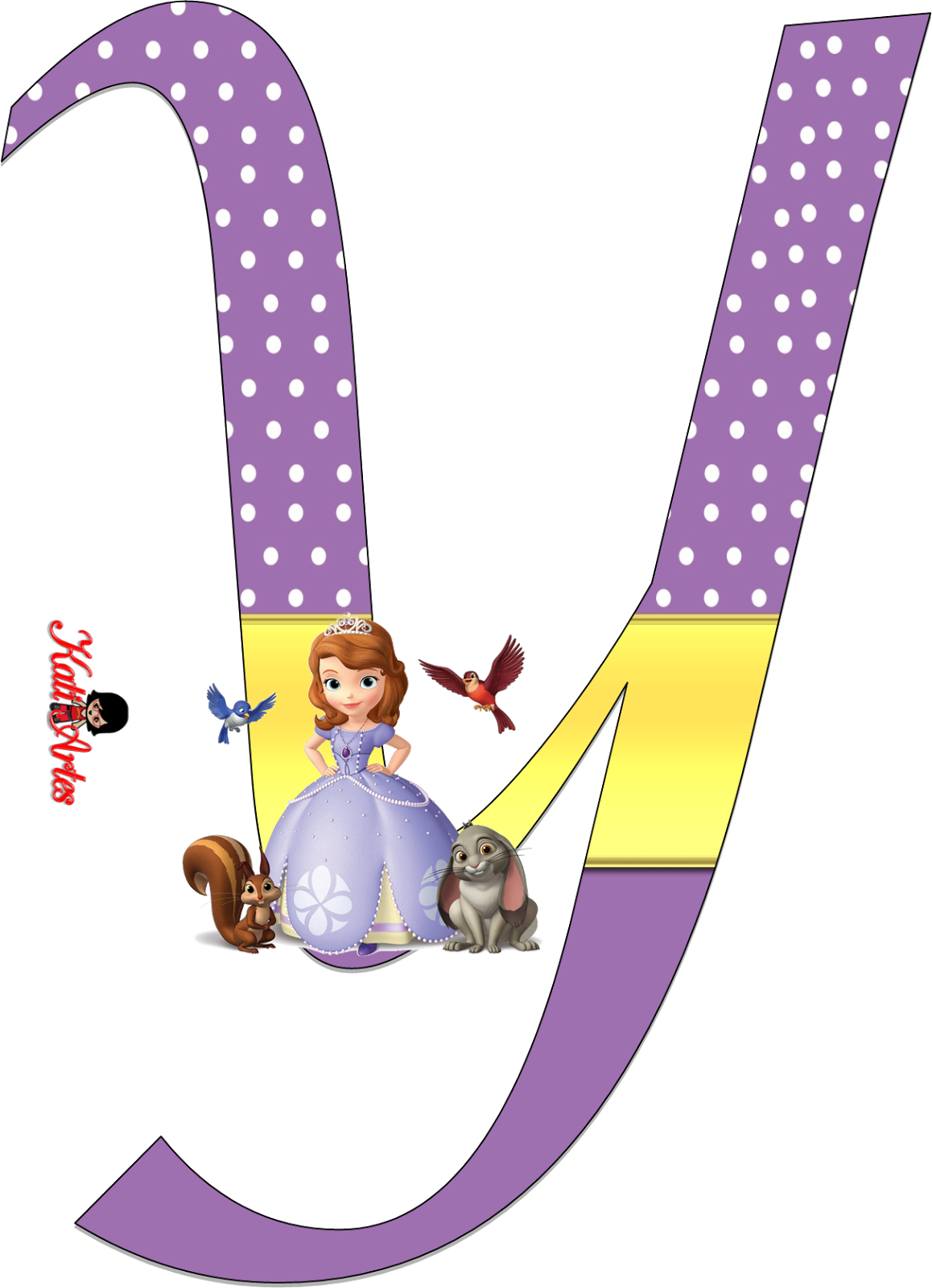 Sofia The First Alphabet - Sofia The First Printable Letters (1158x1600)