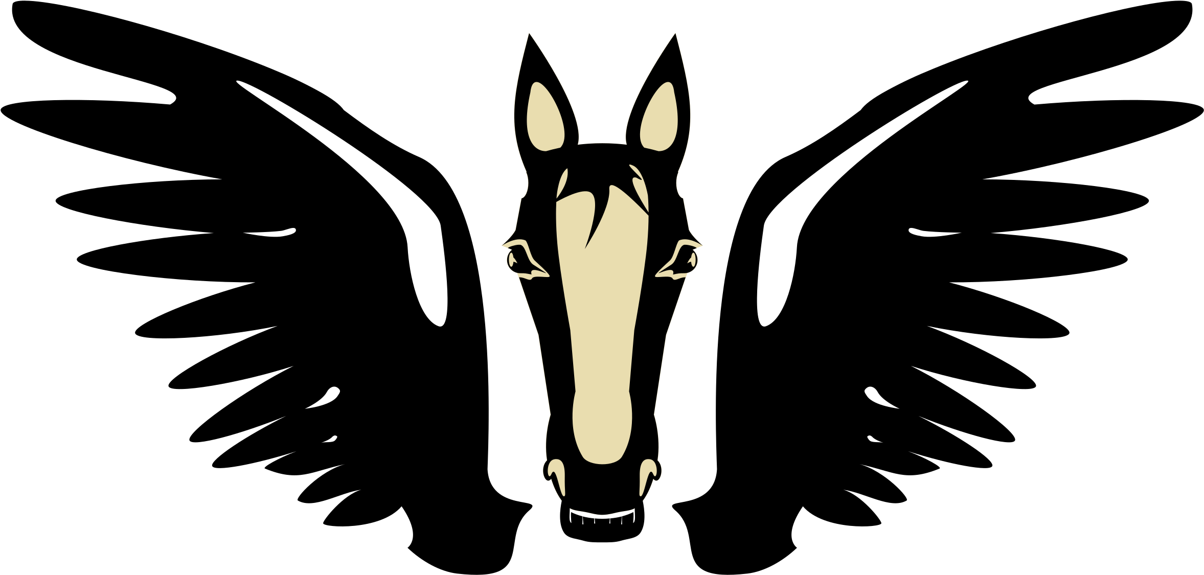 Fantasy - Pegasus Clip Art (2400x1152)