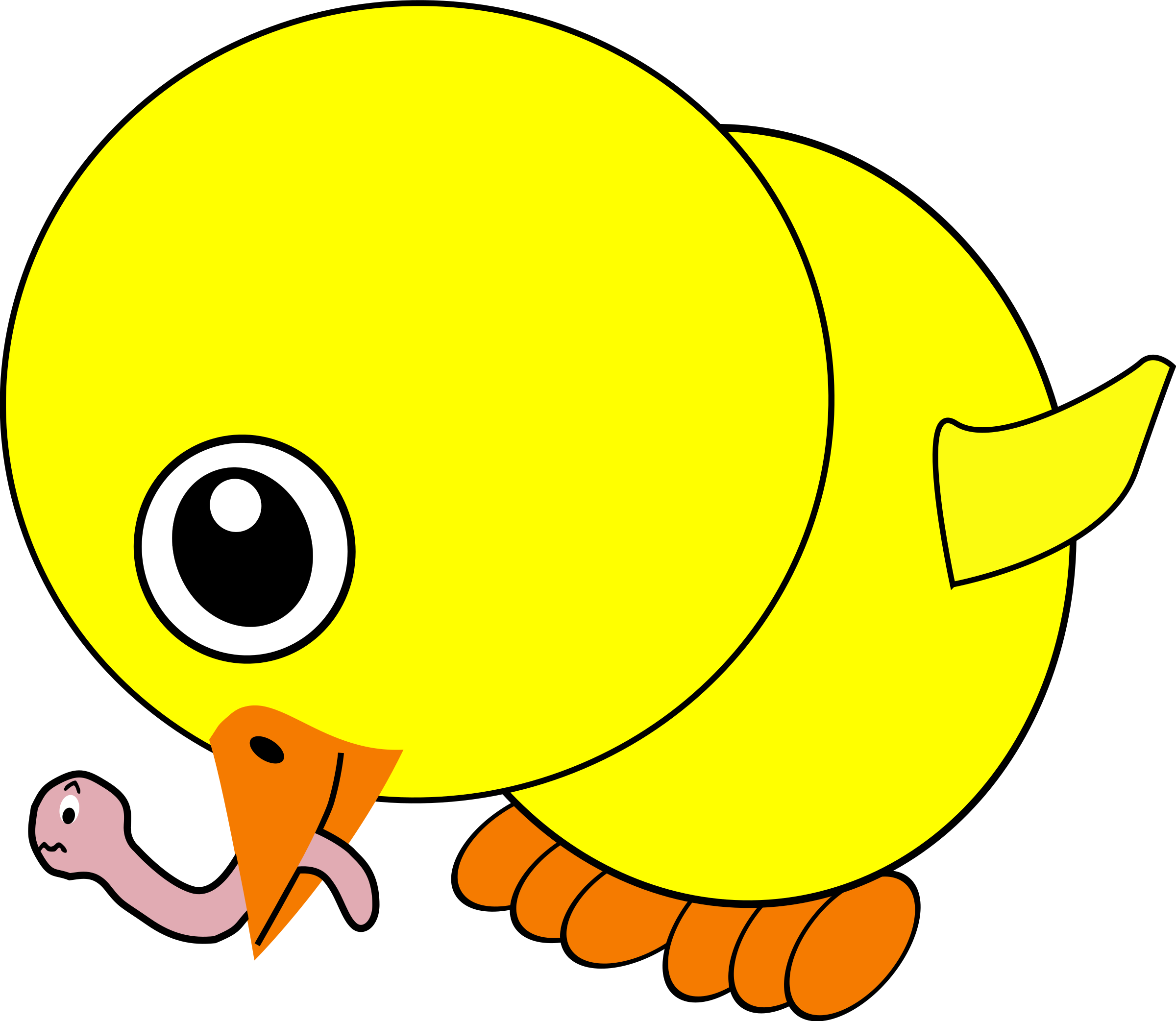 Big Image - Big Bird Eating Worm (2400x2084)