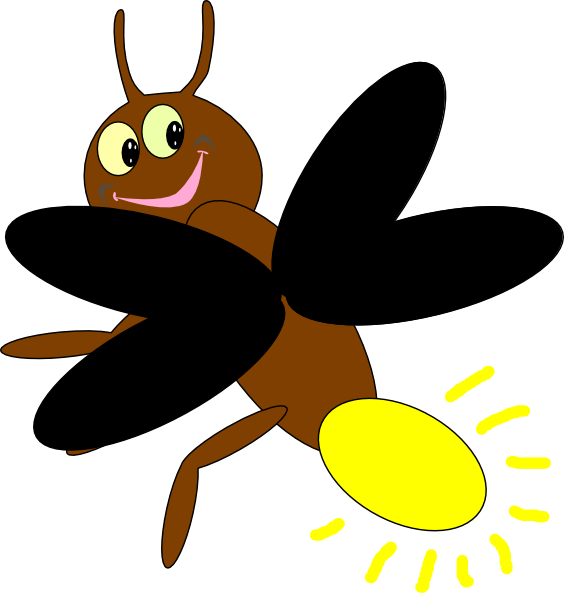 Lightning Bug Clip Art - Lightning Bug Clip Art (564x593)