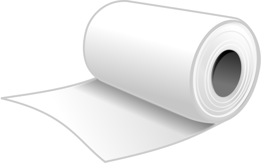 Film Roll Clipart, Vector Clip Art Online, Royalty - Paper Towel Clip Art (900x563)
