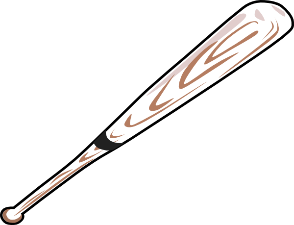 Draw A Baseball Bat (600x459)