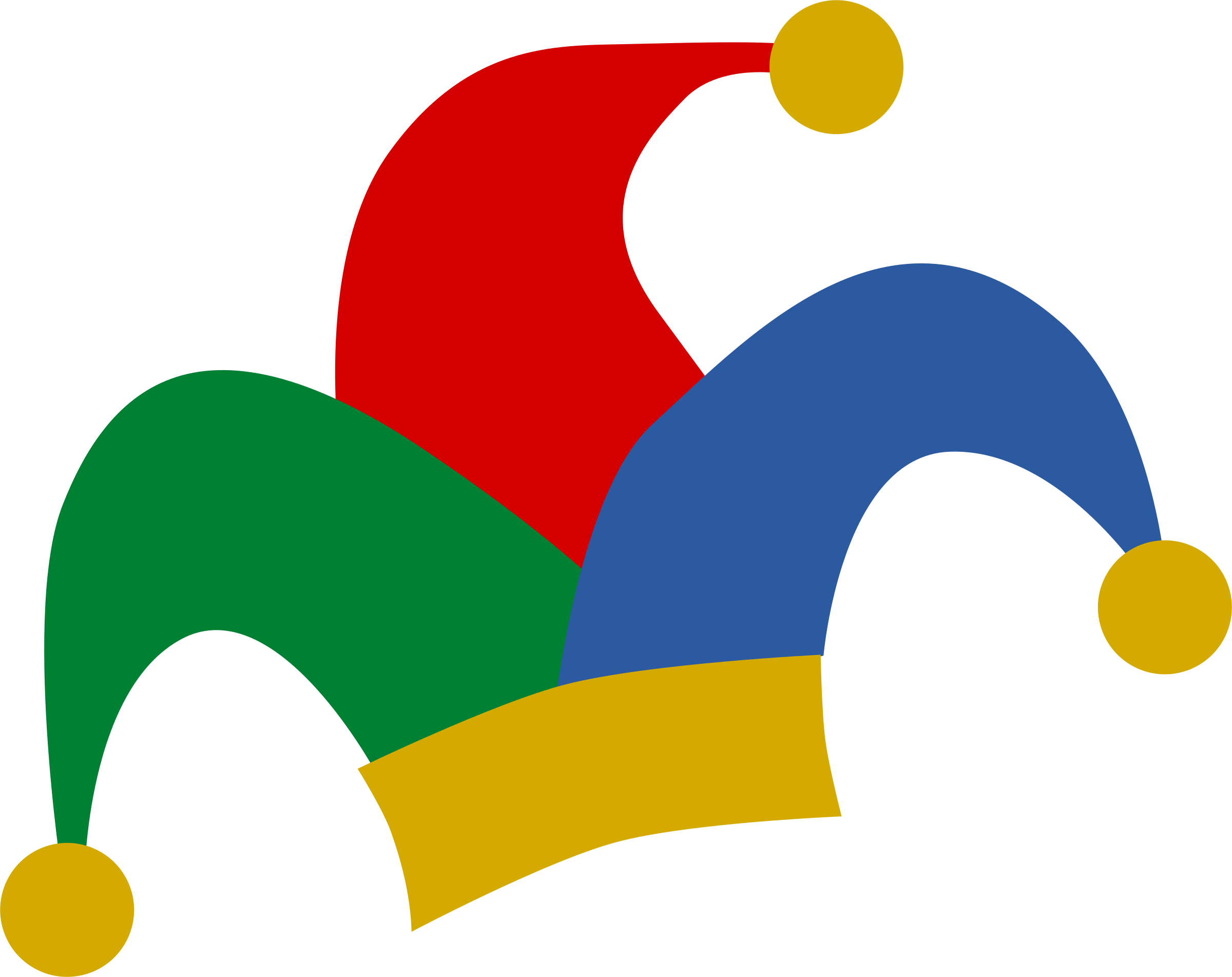 Clipart - Jester Hat Clipart (2400x1903)