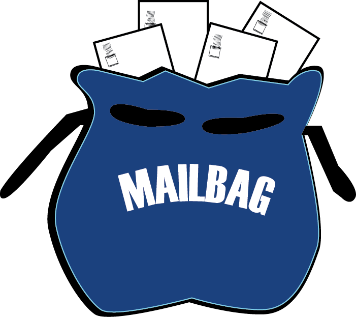 No More Stuffing Envelopes - Mailbag Clipart (701x623)