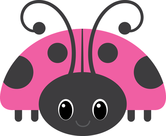 Borboletas & Joaninhas E - Insectos Clipart (650x530)
