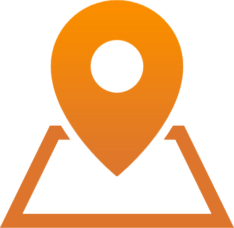 Parking - Localisation Png Orange (462x450)