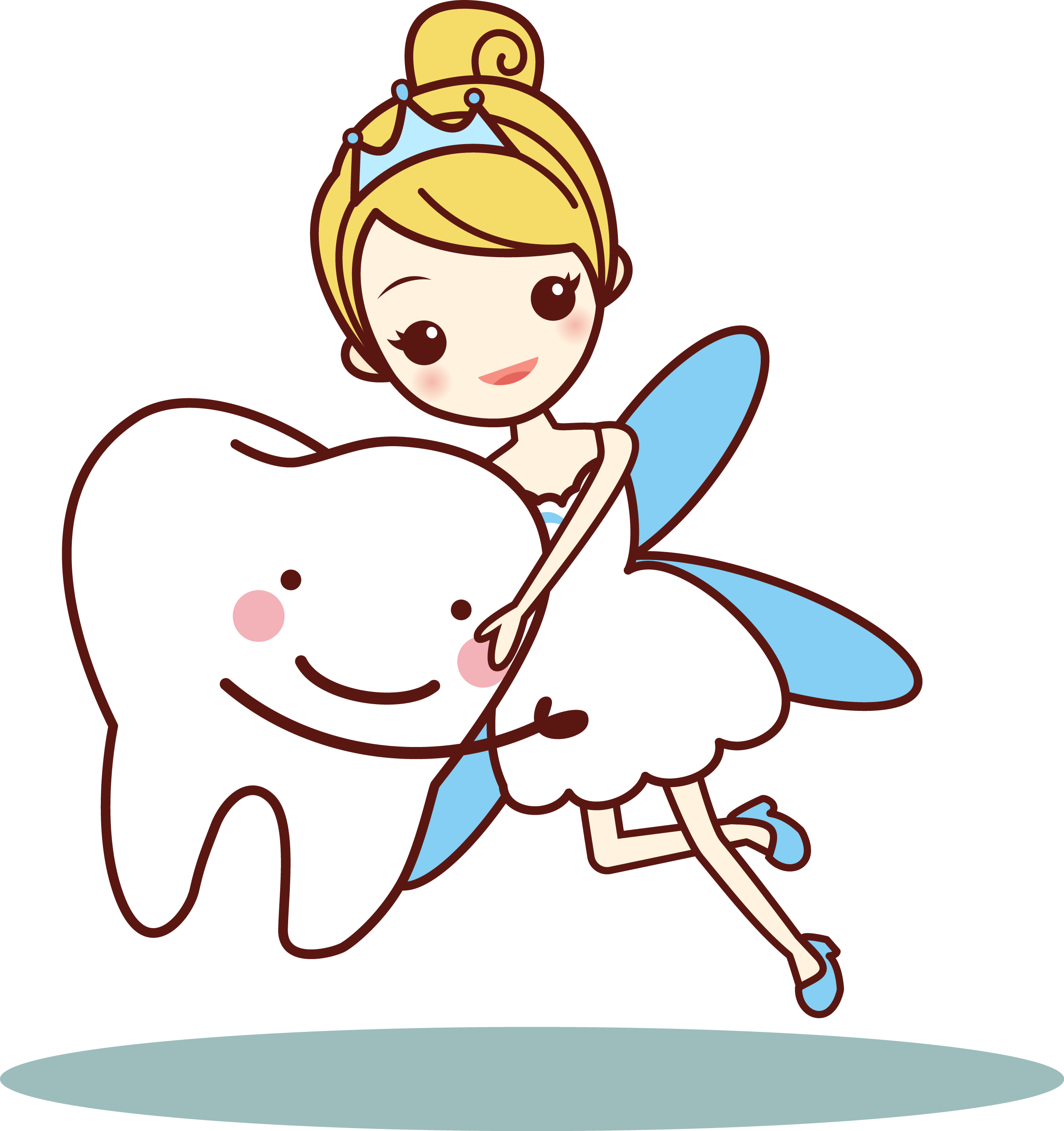 Tooth Fairy Clip Art - Tooth Fairy Clipart (2533x2692)