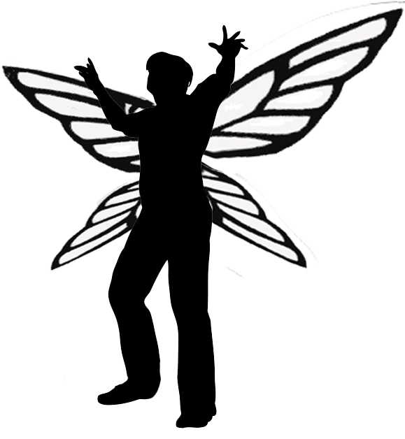 Not A Bad Bad Idea - Dancing Silhouette (579x628)