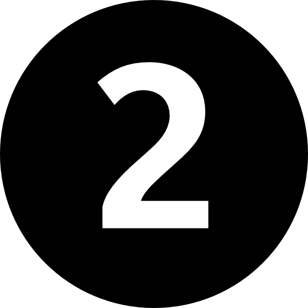 Number 2 In Circle (600x600)