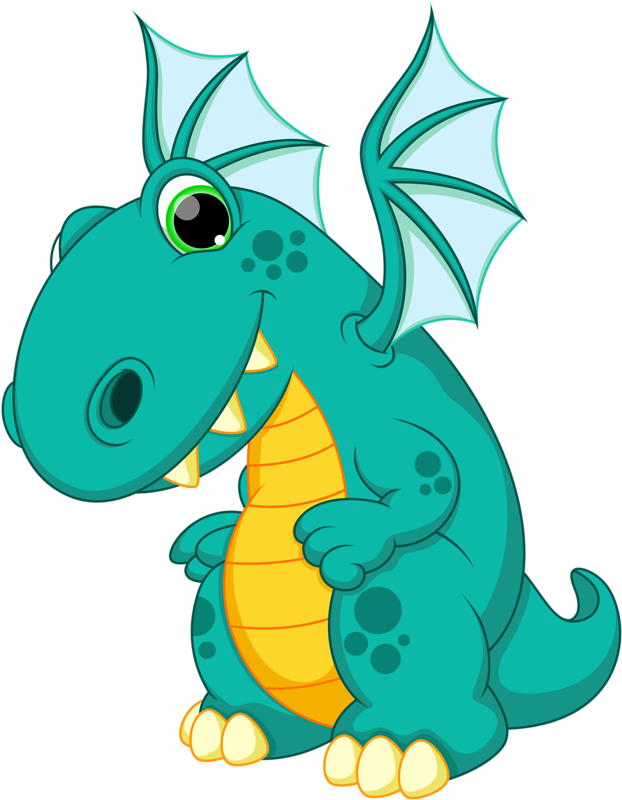 Dragon Clipart Children's - Drawing (677x800)