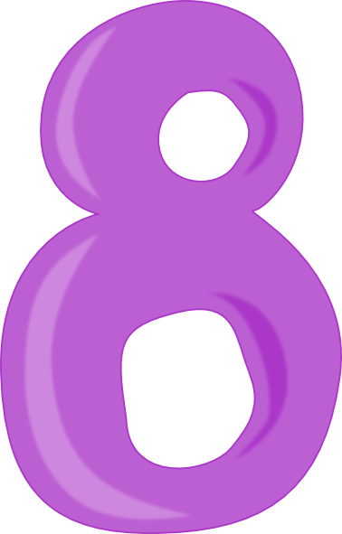Eight Clip Art (378x591)
