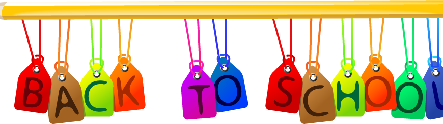 Welcome Back - School Header Clip Art (870x245)