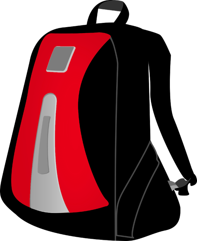 Red Backpack - Backpack (654x800)