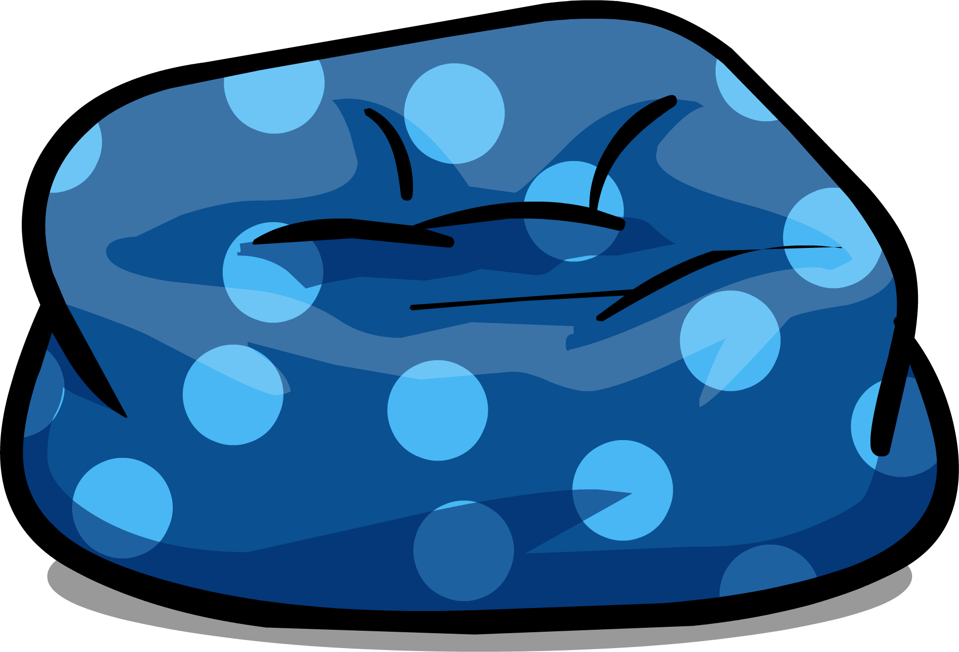 Vintage Clipart Of Custom Furniture - Bean Bag Chair Clipart (1939x1320)
