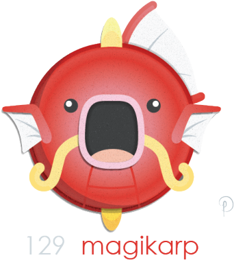 Magikarp - Cartoon (500x468)