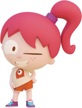 Mia - Cartoon (349x385)