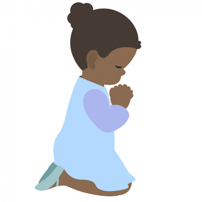 Praying Child Clipart (817x817)