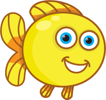 Star Fish Outline - 2d Fish Sprite (373x351)