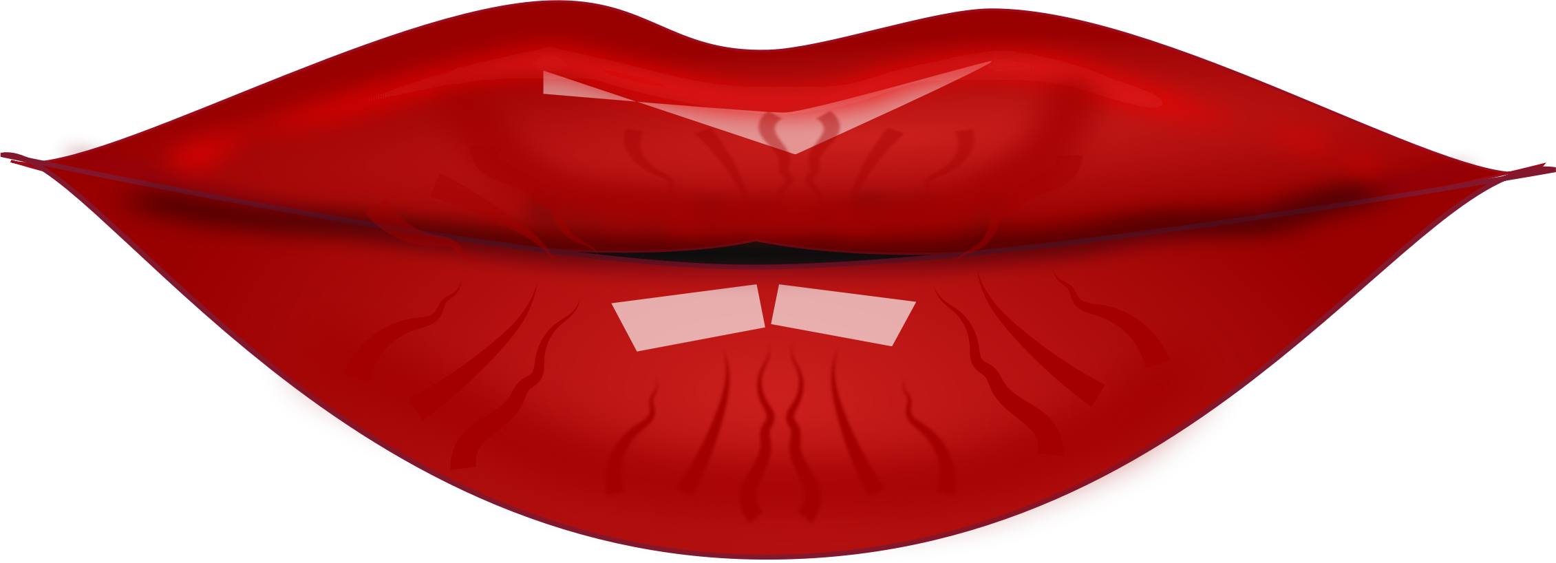 Lips - Lips Clip Art (2261x818)