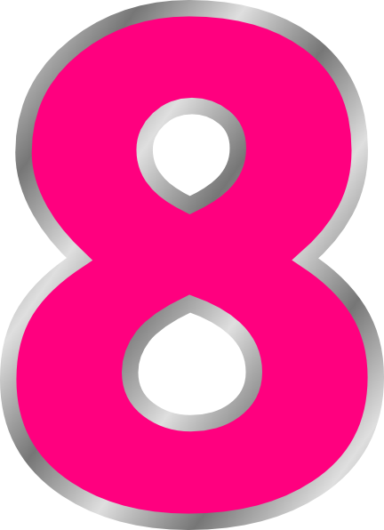 Eight Clipart - Circle (432x596)