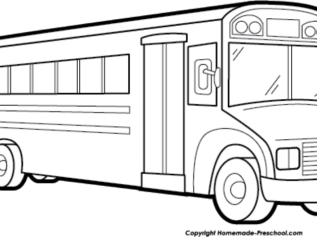 School Bus Clipart - School (640x480)