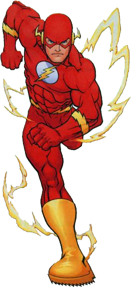 Flash Clipart Marvel - Flash Comic Clipart (262x574)