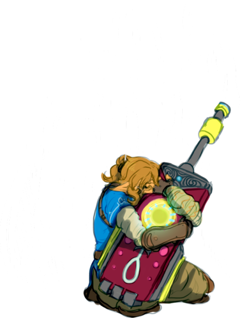Construction Worker Hat Clipart - Legend Of Zelda Breath Of The Wild Link And Zelda Fanfiction (500x644)