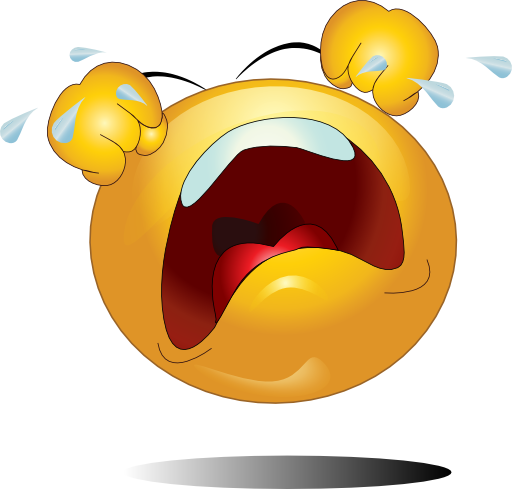 Crying Smiley Faces - Smiley Crying (512x489)