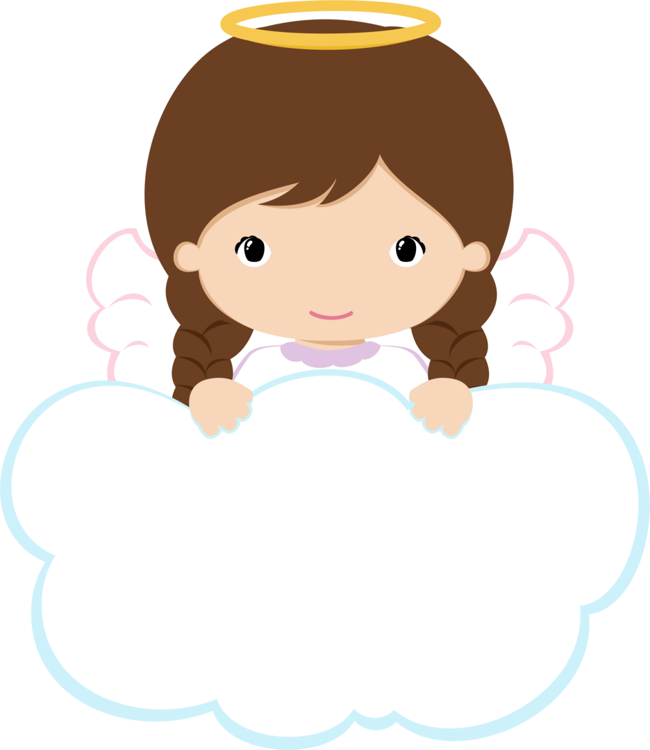 Baptism Angel Clip Art - Anjinhos Para Batizado Menina (936x1080)