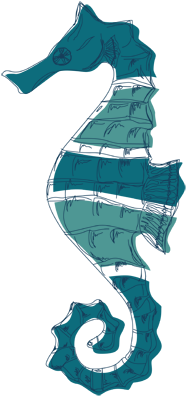 Chunky Seahorse Memory Building - Transparency (300x400)