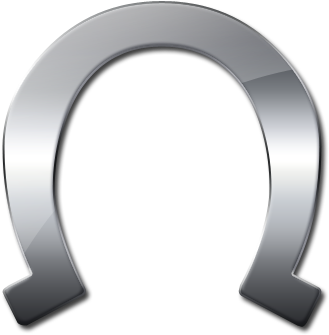 Horseshoe Clipart Silver - Circle (512x512)