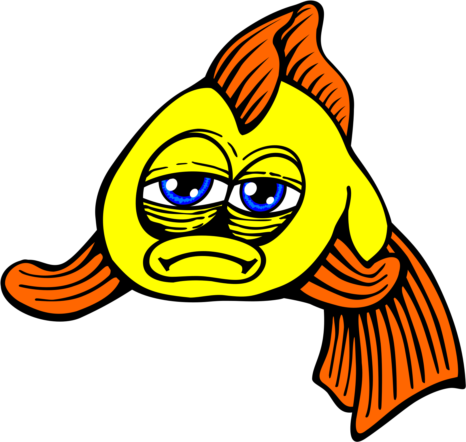 Big Image - Goldfish (2400x3394)