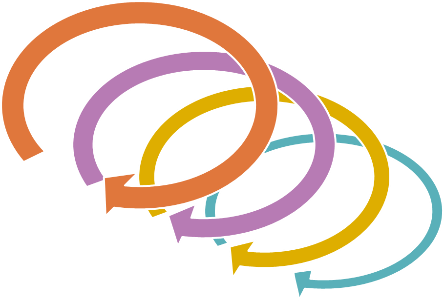 Calling All Ppt Graphics Ninjas - Spiral Arrow (909x617)