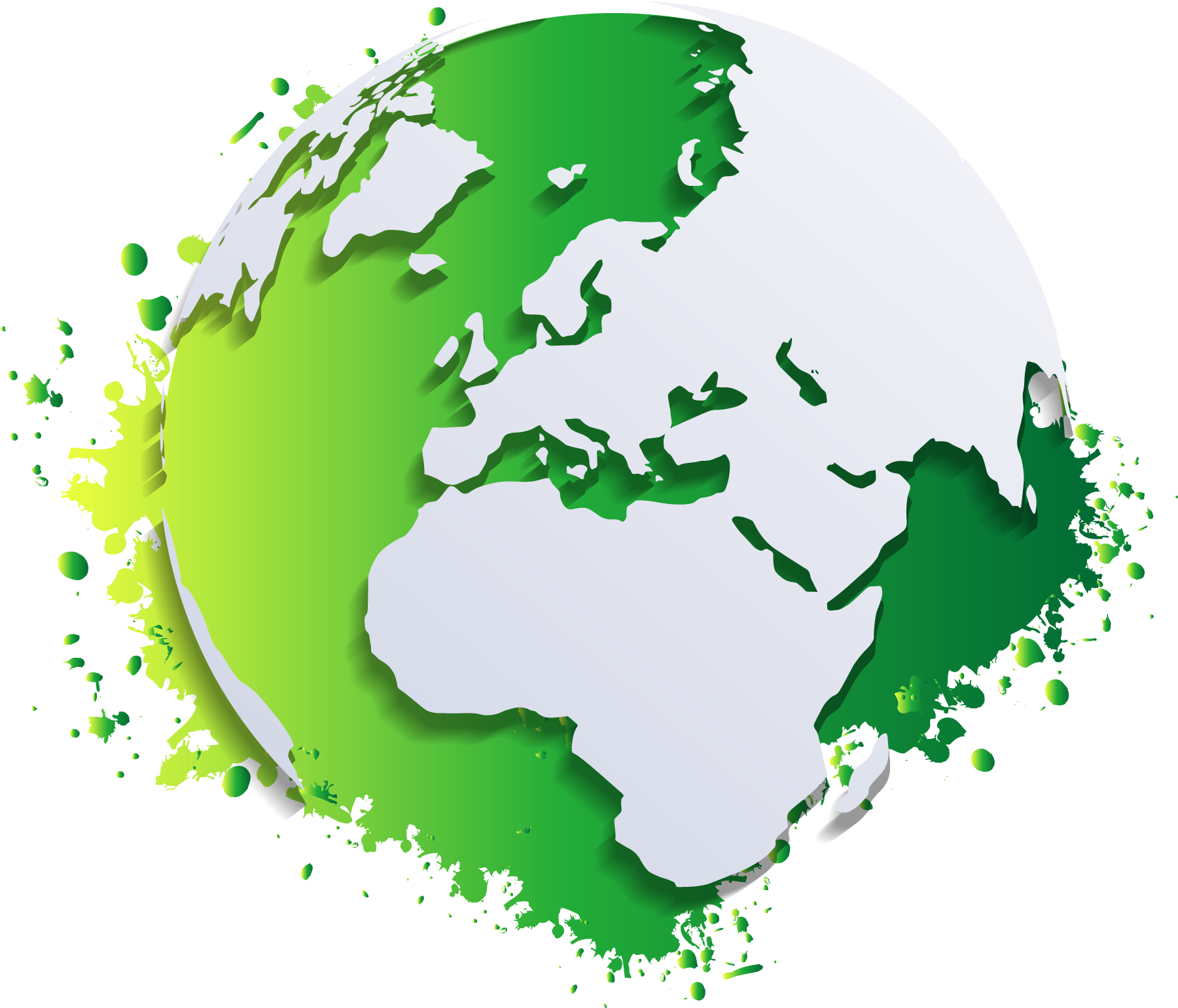 Globe World Map Clip Art - Globe Abstract Transparent Background (1934x1939)