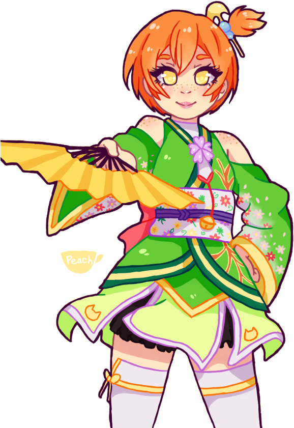 Rin By Peachteea - Cartoon (600x900)