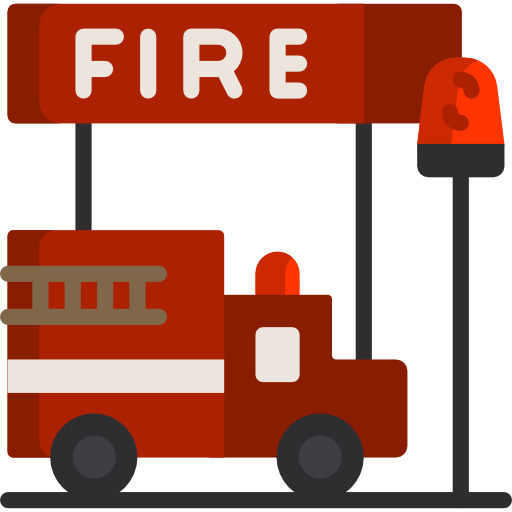Fire Station Free Icon - Conflagration (512x512)