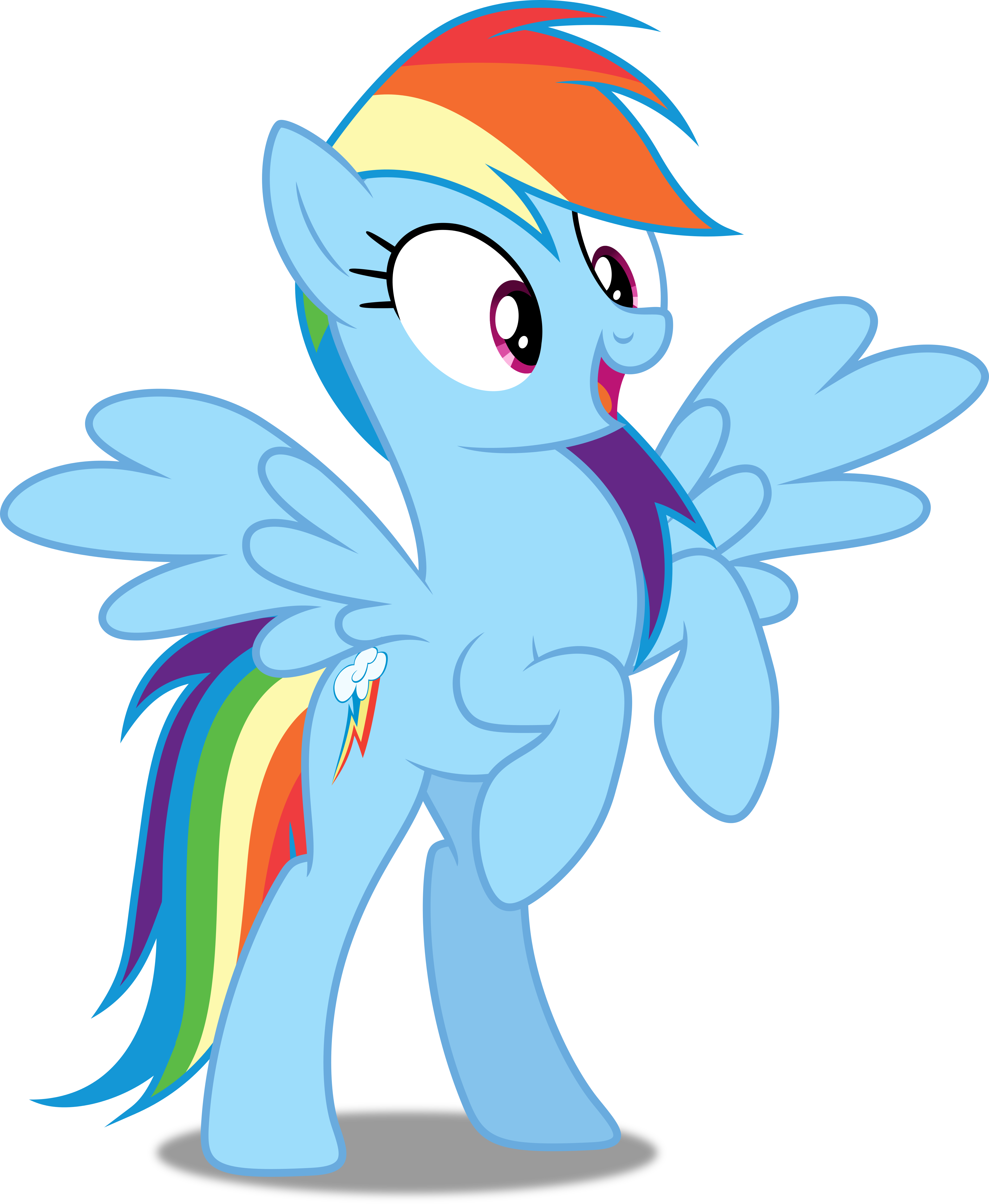 Dashiesparkle Vector - Dashiesparkle Rainbow Dash (4107x5000)