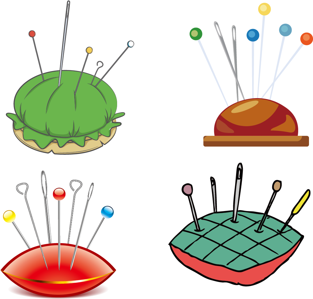Cartoon Sewing Needle Clip Art - Vector Graphics (1240x1093)