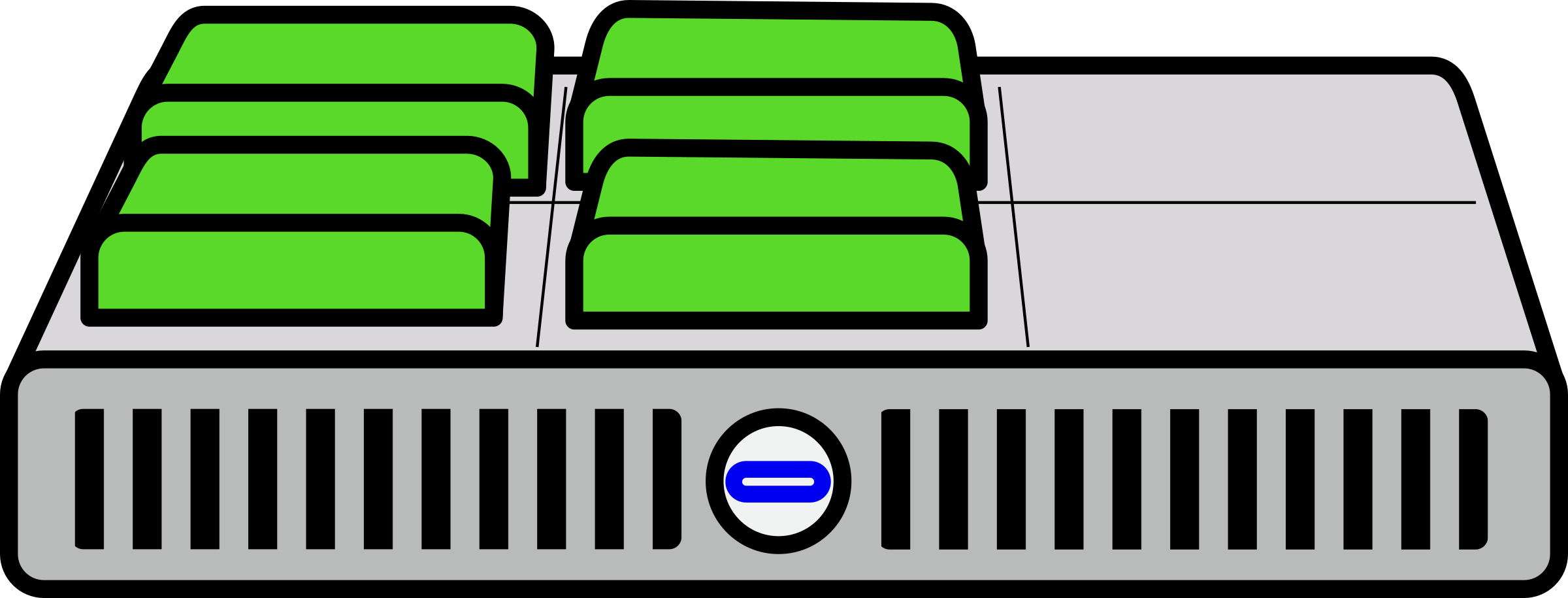 Virtual Machine Clipart - Virtual Machine Clipart (2400x915)