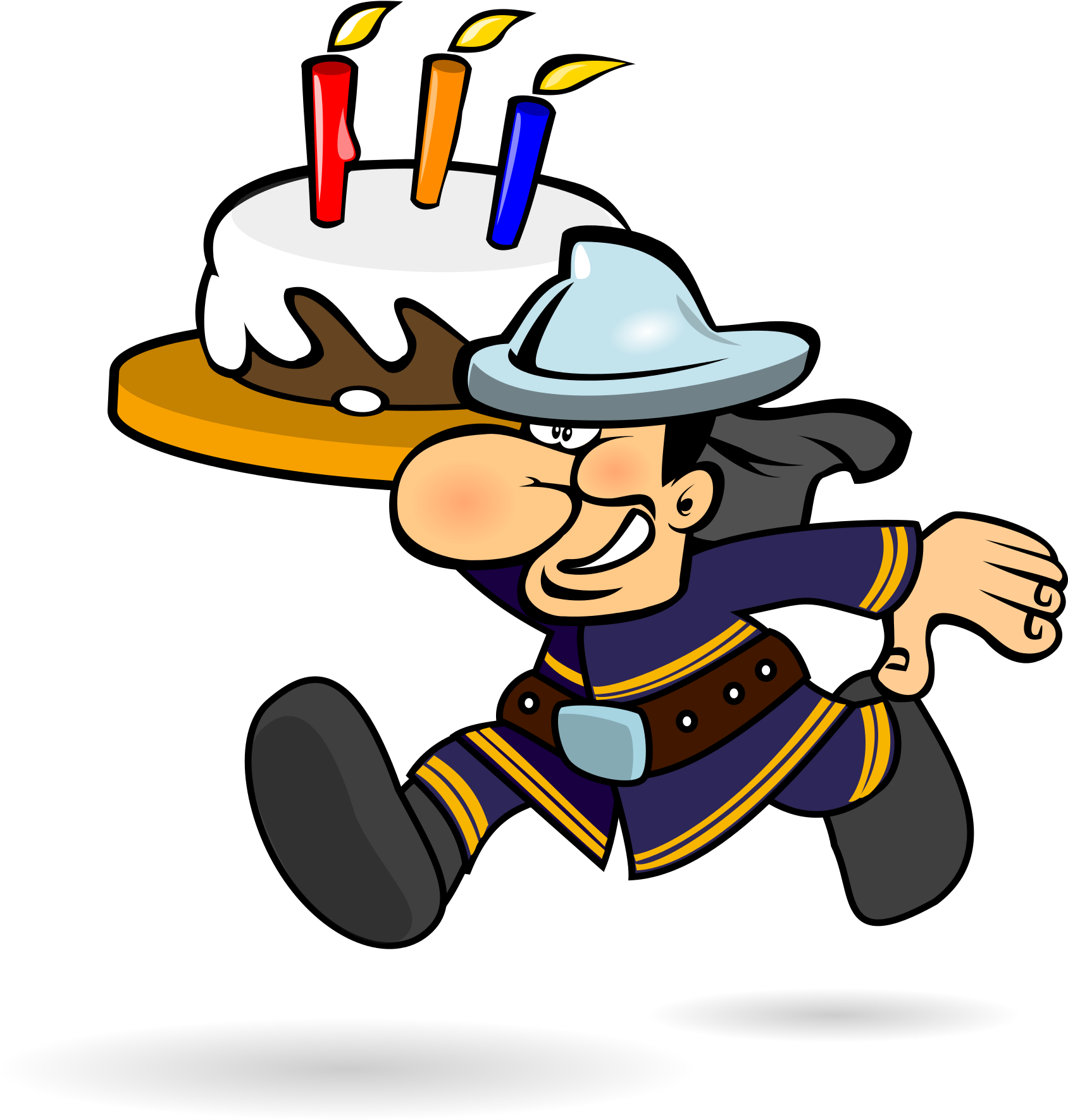 Fireman Cartoon Image - Cartoon (2000x2087)