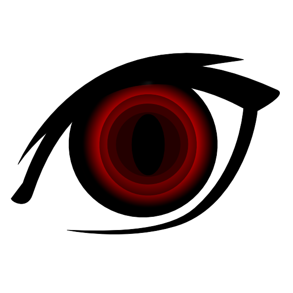 Anime Red Iris Png (600x600)